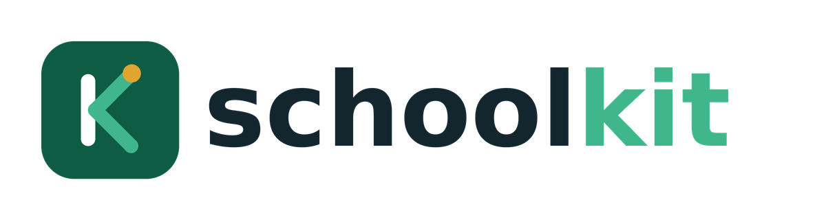 SchoolKit logo on a light background